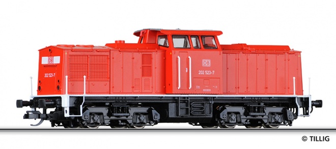Diesel locomotive BR 202<br /><a href='images/pictures/Tillig/04588.jpg' target='_blank'>Full size image</a>